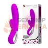 Vibrador con estimulador del clitoris y caga USB